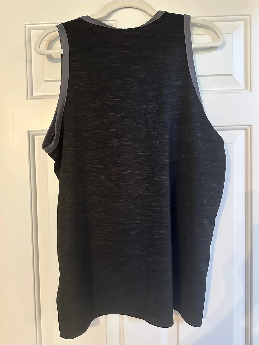 adidas Black Tank Top with Gray Trim